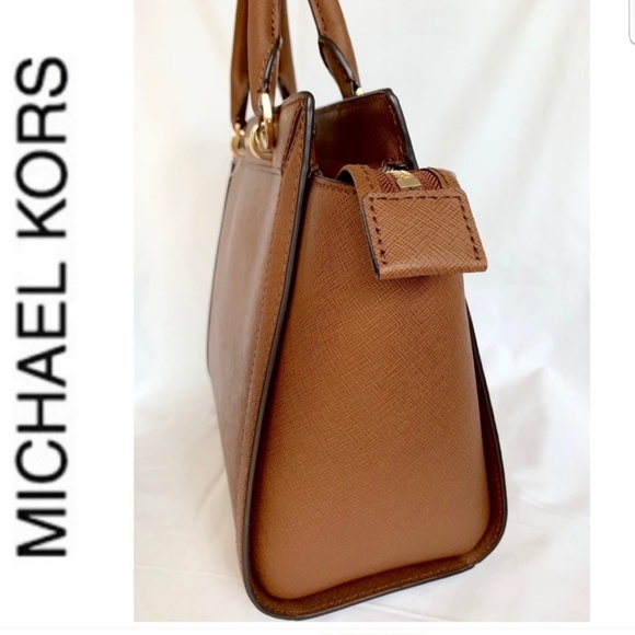 NWT authentic MK leather brandi satchel luggage - Picture 4 of 7